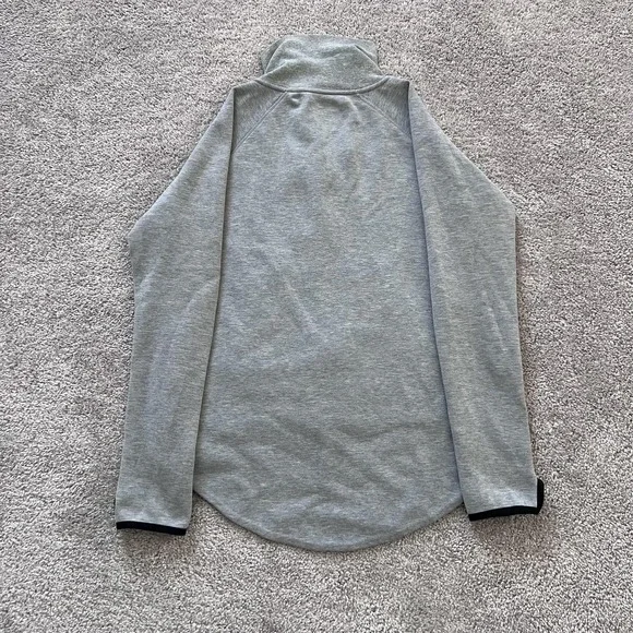 Nike Tech Fleece Track Jacket Moto‎ Cape Womens Medium Gray Full Zip - Picture 2 of 16